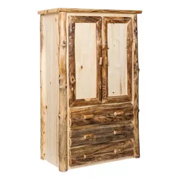 Rustic armoire top