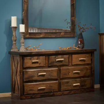 Affordable reclaimed store wood dresser