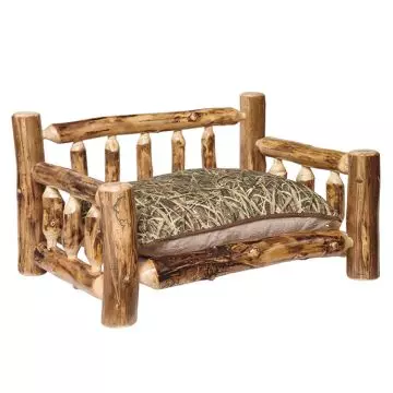 Log dog beds sale sale