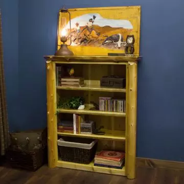 Cedar bookshelf outlet