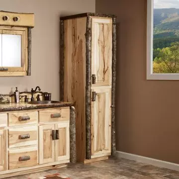 Rustic towel cabinet discount