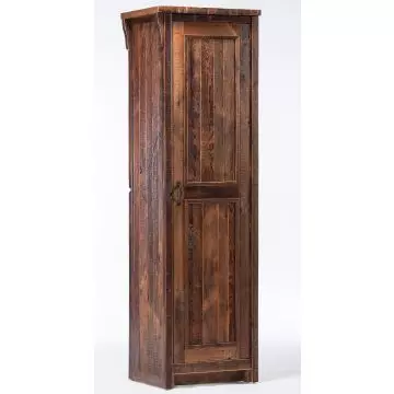Rustic top linen closet