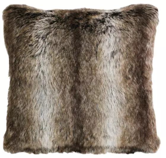 Chinchilla Faux Fur Accent Pillow