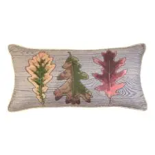 Dawn Mist Leaves Decorative Pillow