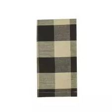 Rustic Black Checkered 4 Piece Kitchen Towel Set