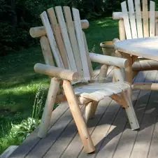Lakeland mills cedar log rocking chair deals