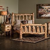 Yellowstone Aspen Log Bedroom Furniture Collection