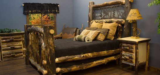 Beaver Creek Aspen Log Bedroom Furniture