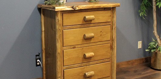 Log Chest Rustic Cedar Log Chest and Rustic Cedar Log Dressers