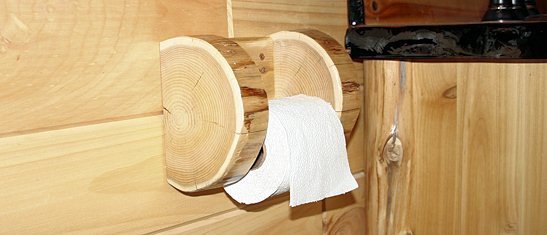 Rustic Wooden Toilet Paper Holder Shelf Tree Branch Toilet -   Wooden toilet  paper holder, Unique toilet paper holder, Log cabin decor