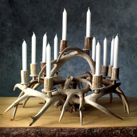 Antler Candle Centerpiece