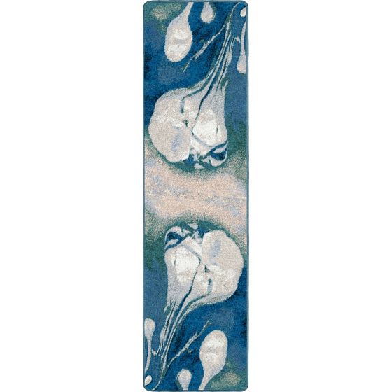 Abstract Jelly Fish Runner Rug