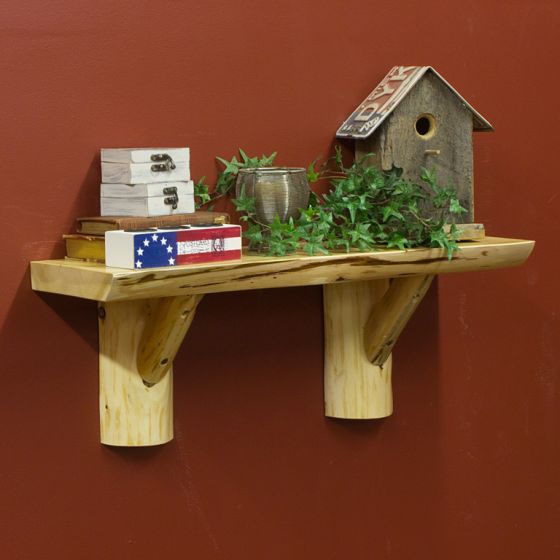 rustic shelf