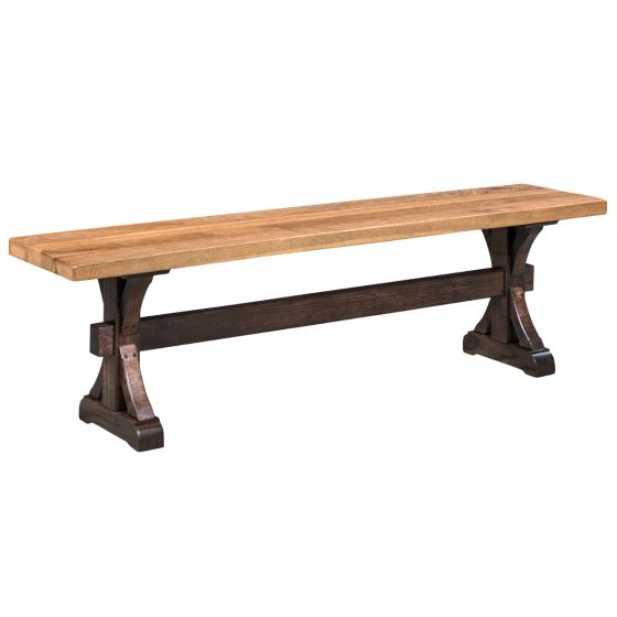 Croft Rustic Reclaimed Dining Benches