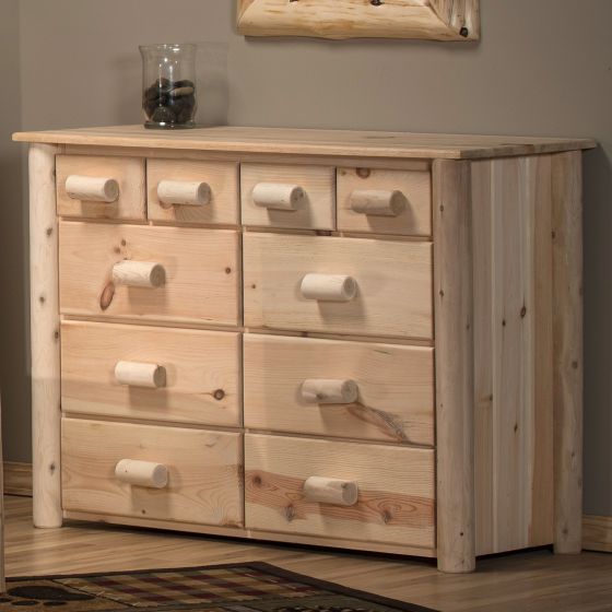 Lakeland Frontier 10 Drawer Log Dresser