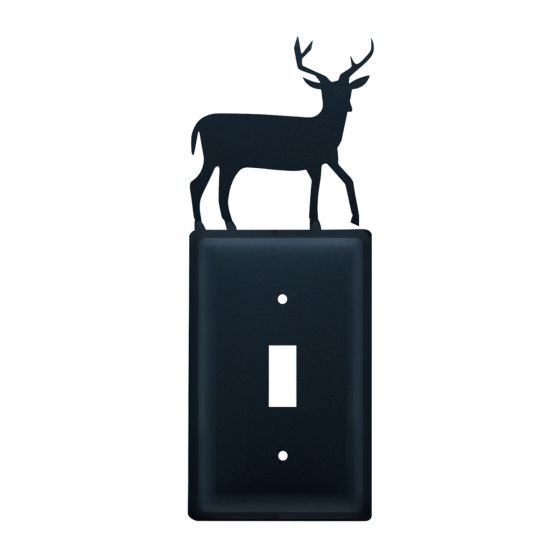 Wrought Iron Deer Single Switch Cover