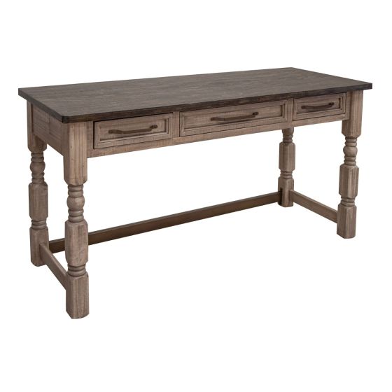 Natural Stone Farmhouse Barnwood Desk