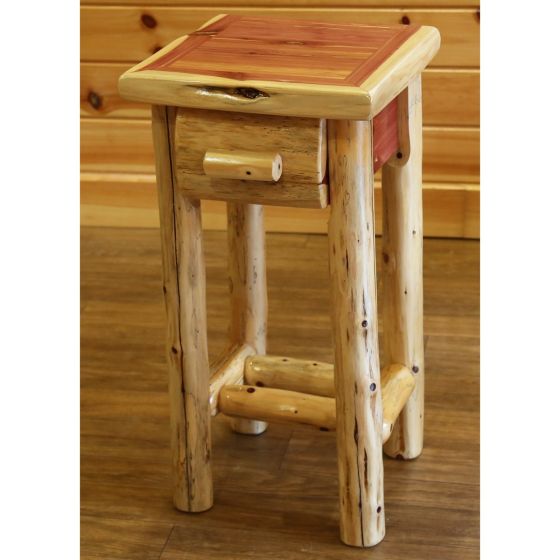 Rust Valley Red Cedar 1 Drawer Nightstand 