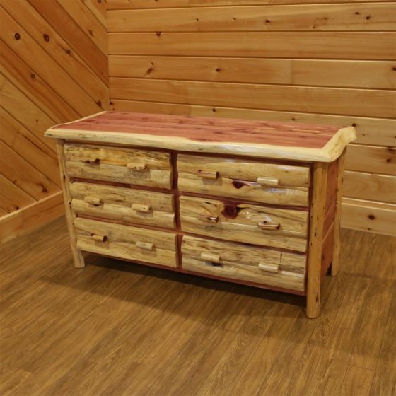 Rust Valley Red Cedar 6 Drawer Dresser