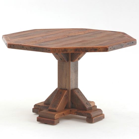 Stony Brooke Rustic Reclaimed Octagon Dining Table