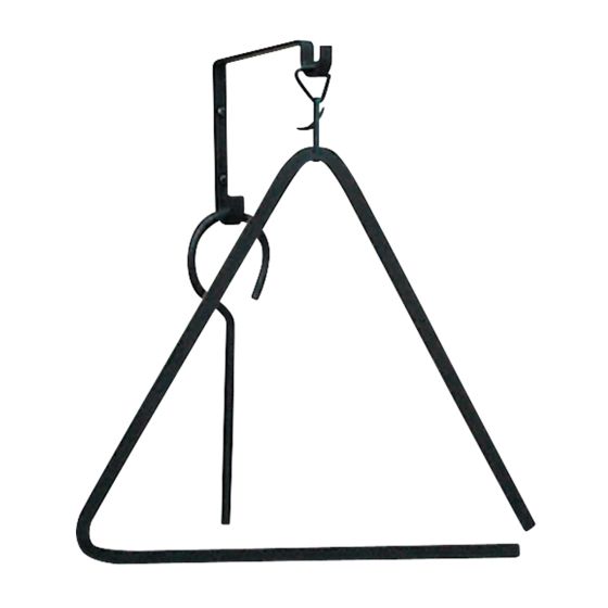 Village Wrought Iron Triangle Dinner Bell