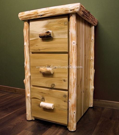 Cedar Lake 3 & 4 Drawer Log File Cabinets