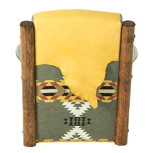 Rustic Log Reading Chair