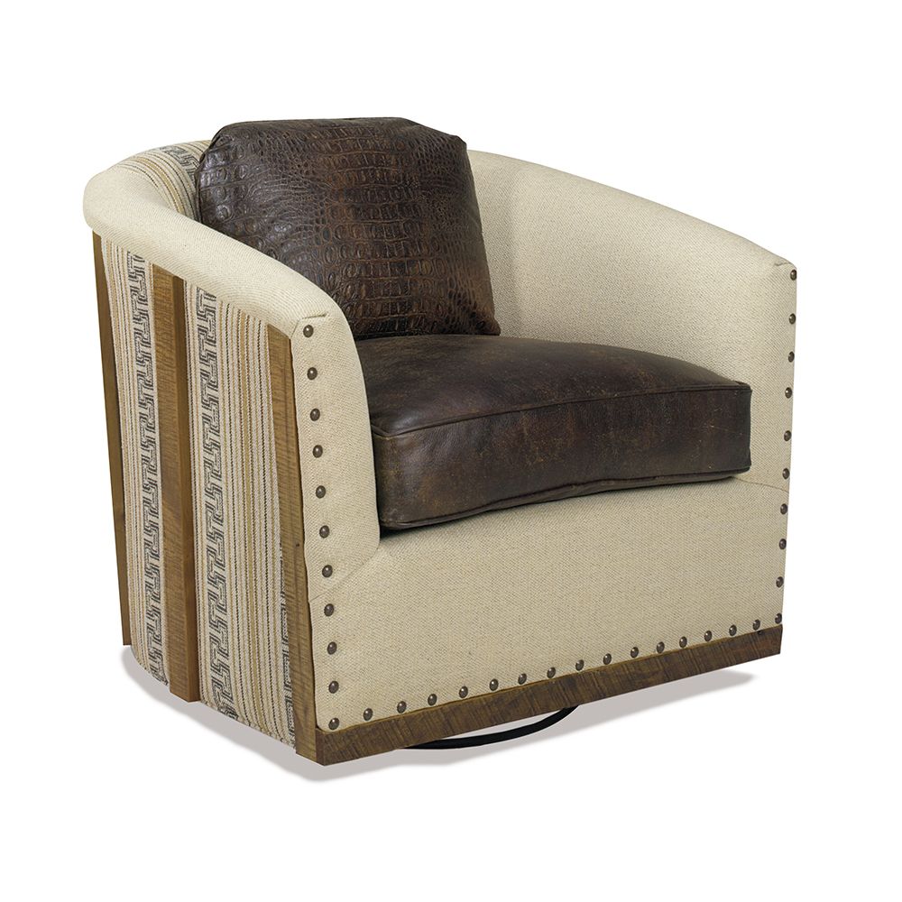 Upholstered barrel sale chair