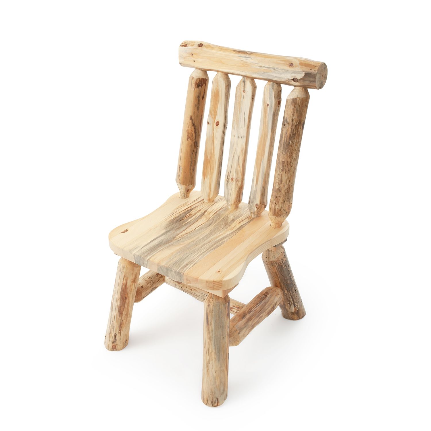 Backwoods Rustic Pine Log Dining Chair