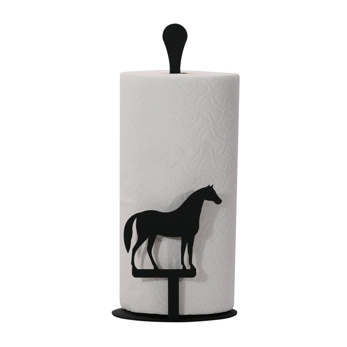 Village Wrought Iron Horse - Paper Towel Stand
