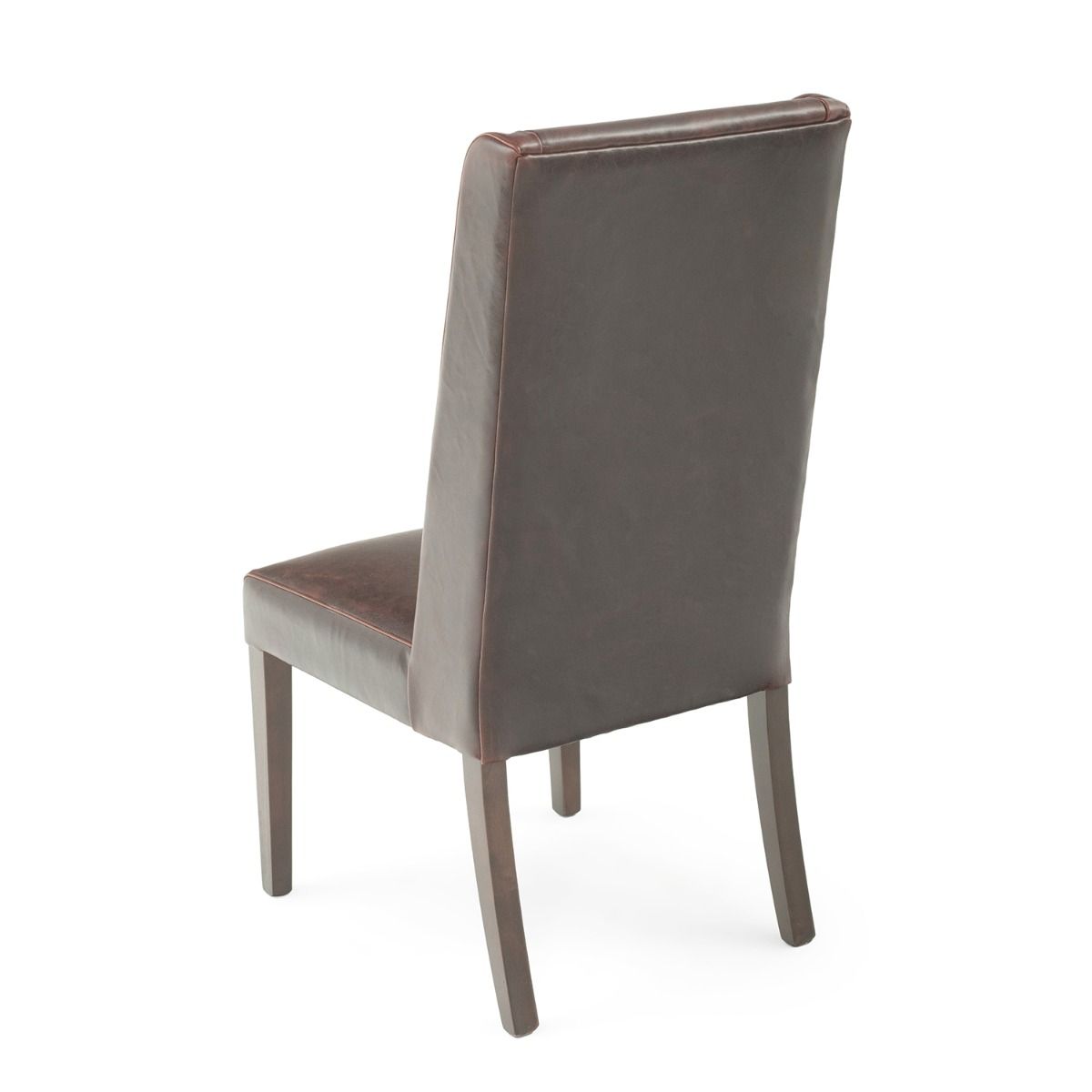 Modern Rustic Solid Wood Upholstered Dining Chair