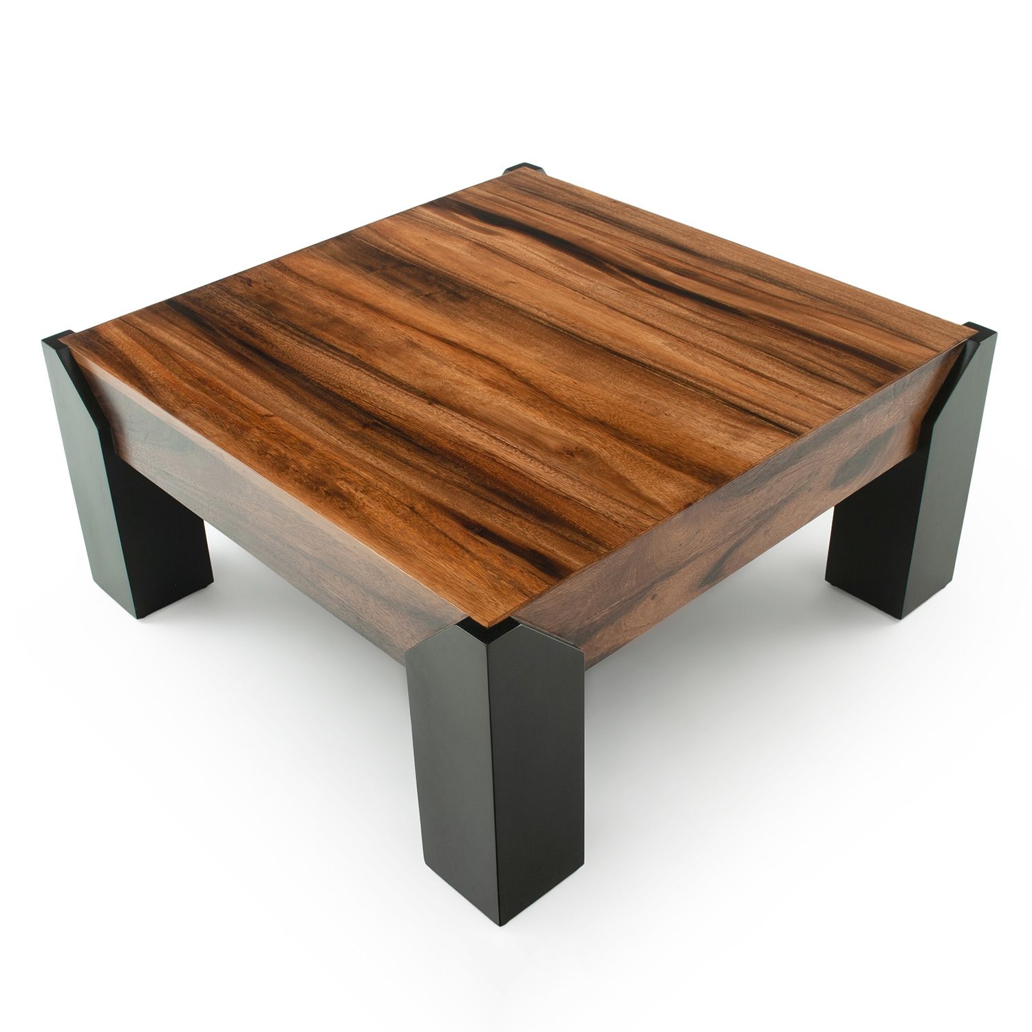 Ebony Mahogany Golden Walnut Beam Coffee Table