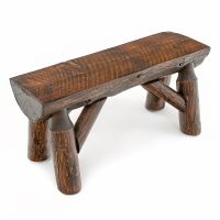 Olde Towne Cedar Half Log Dining Bench
