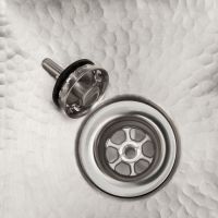 2" Bar & Prep Sink Basket Strainer Drain - Brushed Nickel