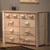 Lakeland Frontier 10 Drawer Log Dresser