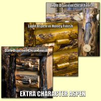Aspen Log Character--Extra Gnarly Aspen