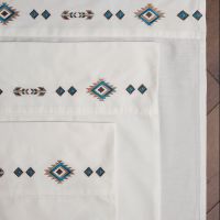 Embroidered SW Diamond Sheet Set