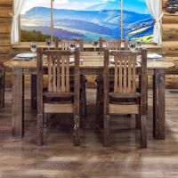 Homestead Rough-Sawn 4 Post Dining Table