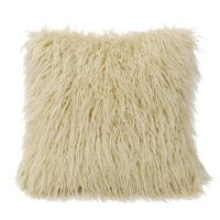Mangolian Faux Fur Throw Pillow