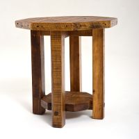Stony Brooke Rustic Octagon Side Table
