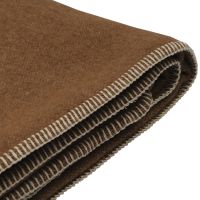 Solid Camel Throw Blanket
