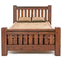 Sawmill Spindle Barnwood Bed