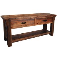 Rocky Creek Barnwood Sofa Table