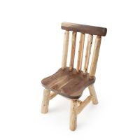 Walnut Log Side Chair 