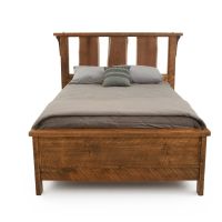 Walnut Falls Rustic Barnwood Bed