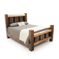 Walnut Falls Barnwood Post Bed 