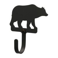 Wrought Iron Bear Wall Hook shown in small