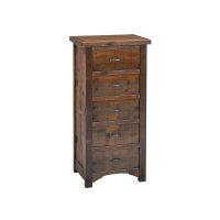 Woodland Park 5 Drawer Rustic lingerie Chest 