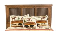 Rustic Corrugated Barnwood Bed