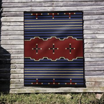 Big Chief Rug - Blue